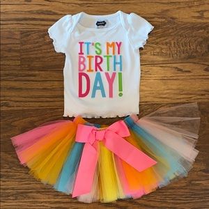 Mud Pie birthday outfit